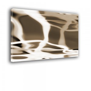 Ozdoba ściany w formie obrazu - brązowa abstrakcja