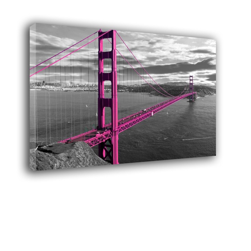 Obraz różowy Golden Gate nr 2194