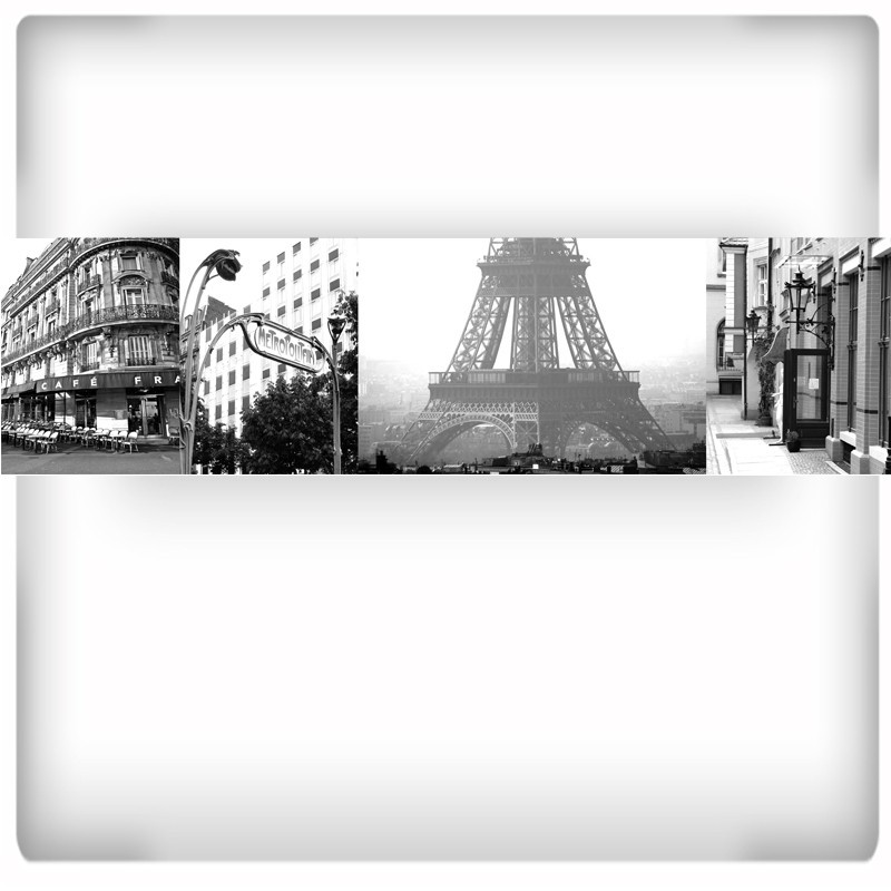 Paryż kolaż fototapeta