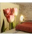 Aranżacja sypialni - Fototapeta różowe tulipany