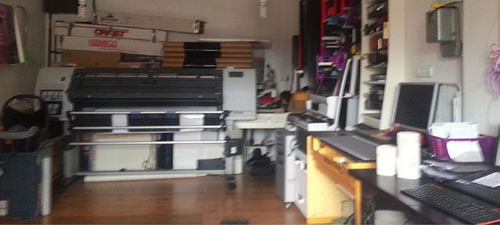 Początki Agaton Studio. Produkcja dekoracji w domu