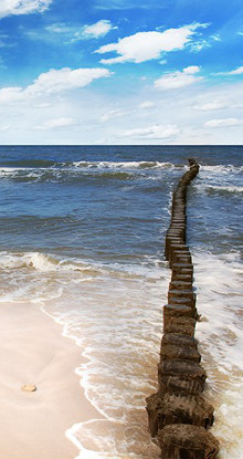 Fototapeta z widokiem na morze